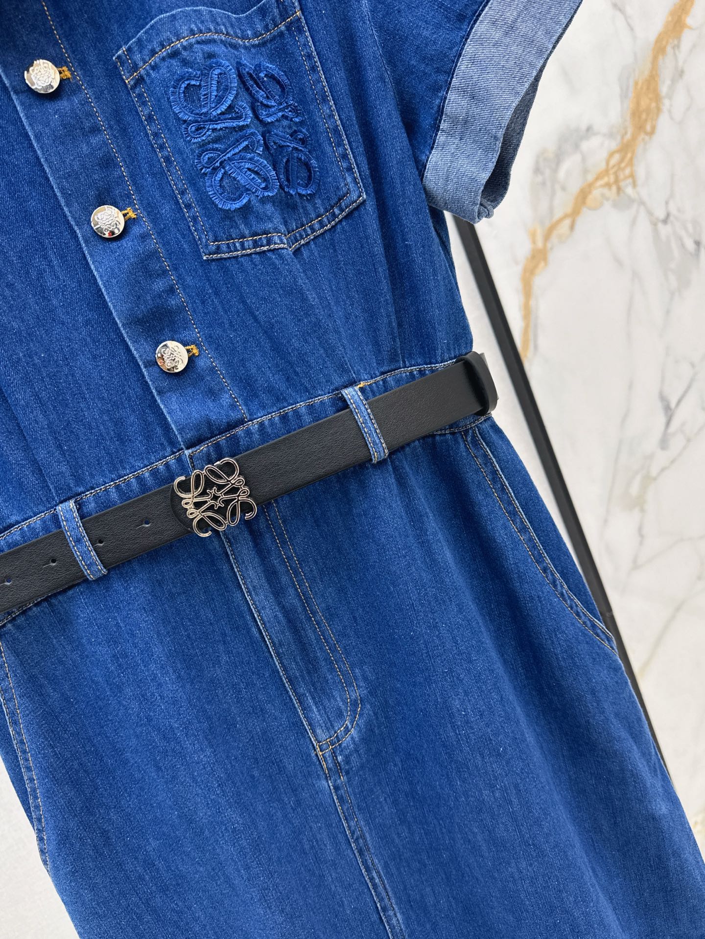 Loe 25ss denim dress