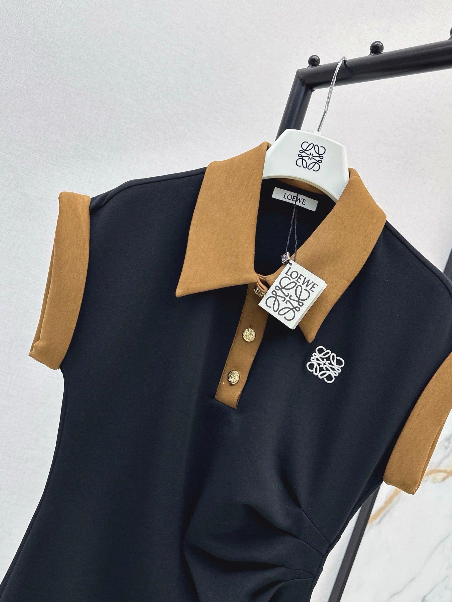Loe 25ss lapel dress