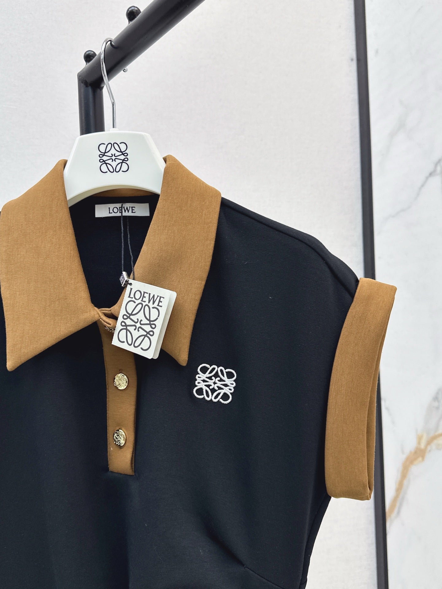 Loe 25ss lapel dress