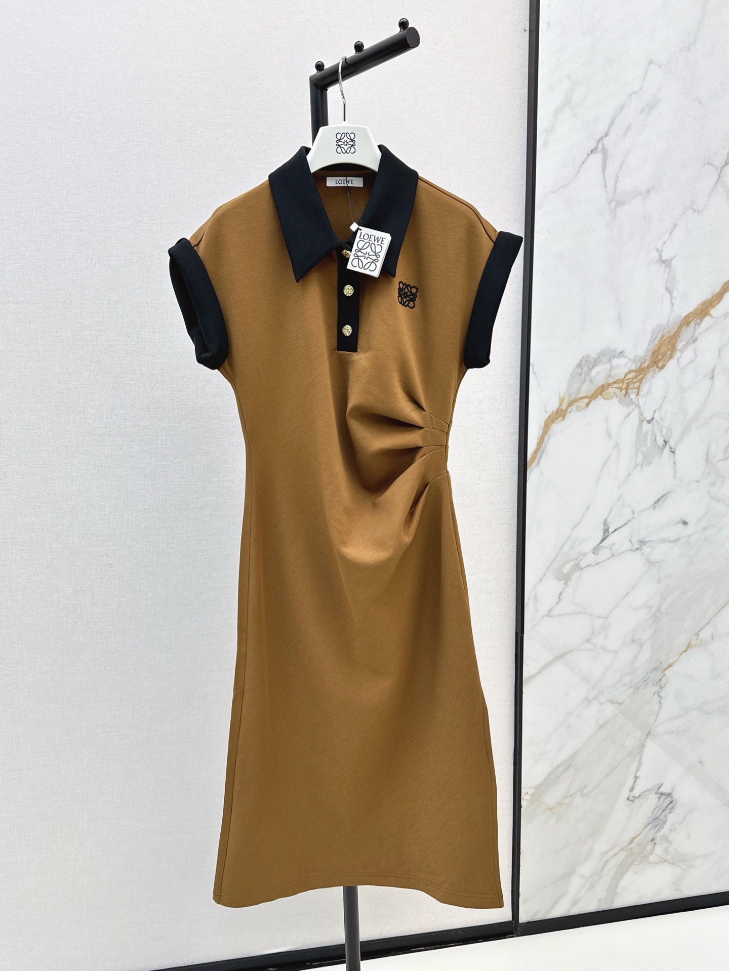 Loe 25ss lapel dress