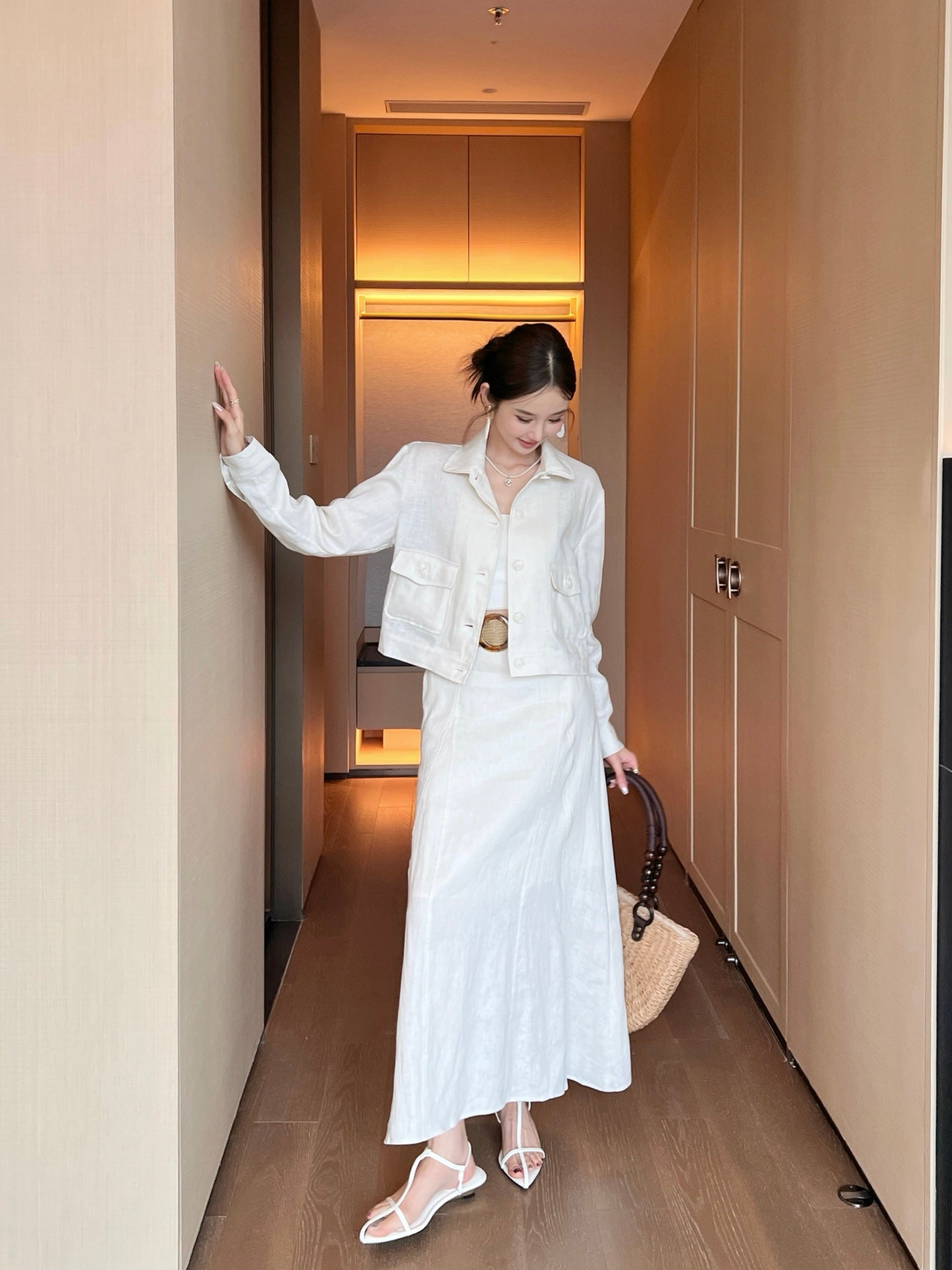 Loro 25ss Linen jacket