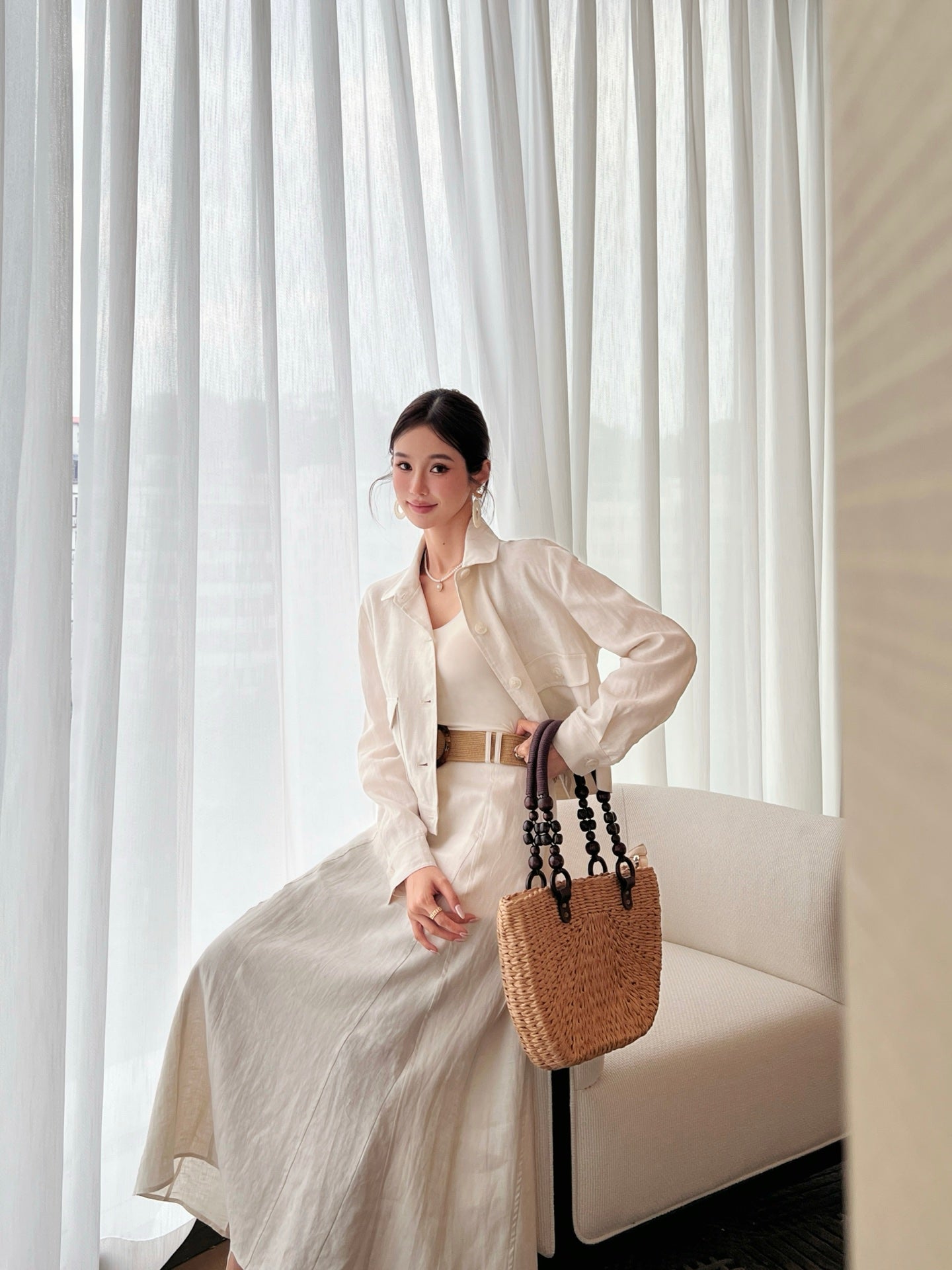 Loro 25ss Linen jacket