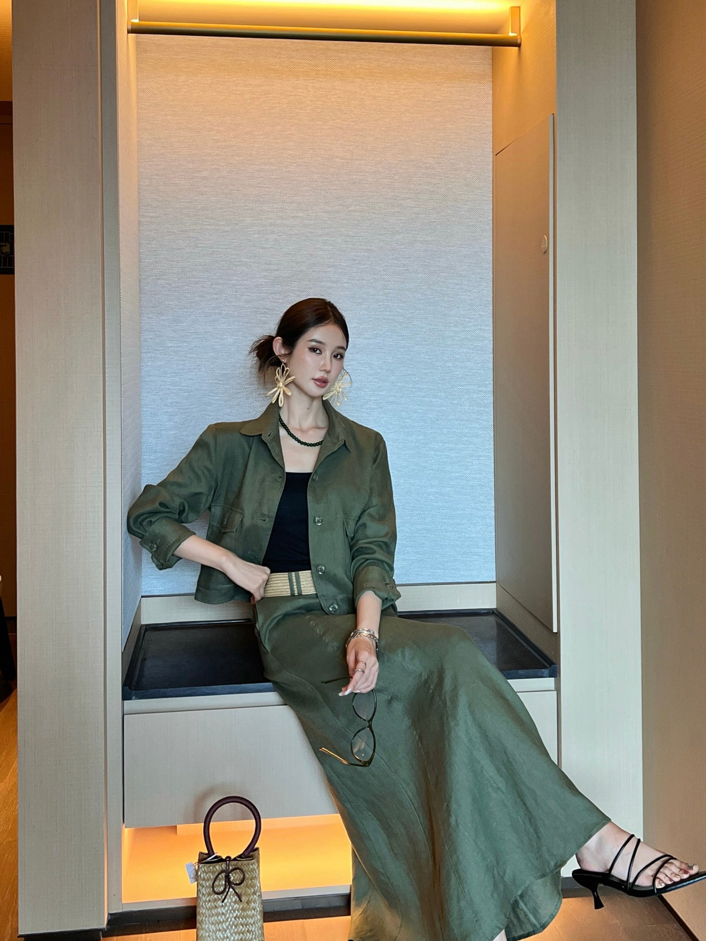 Loro 25ss Linen jacket