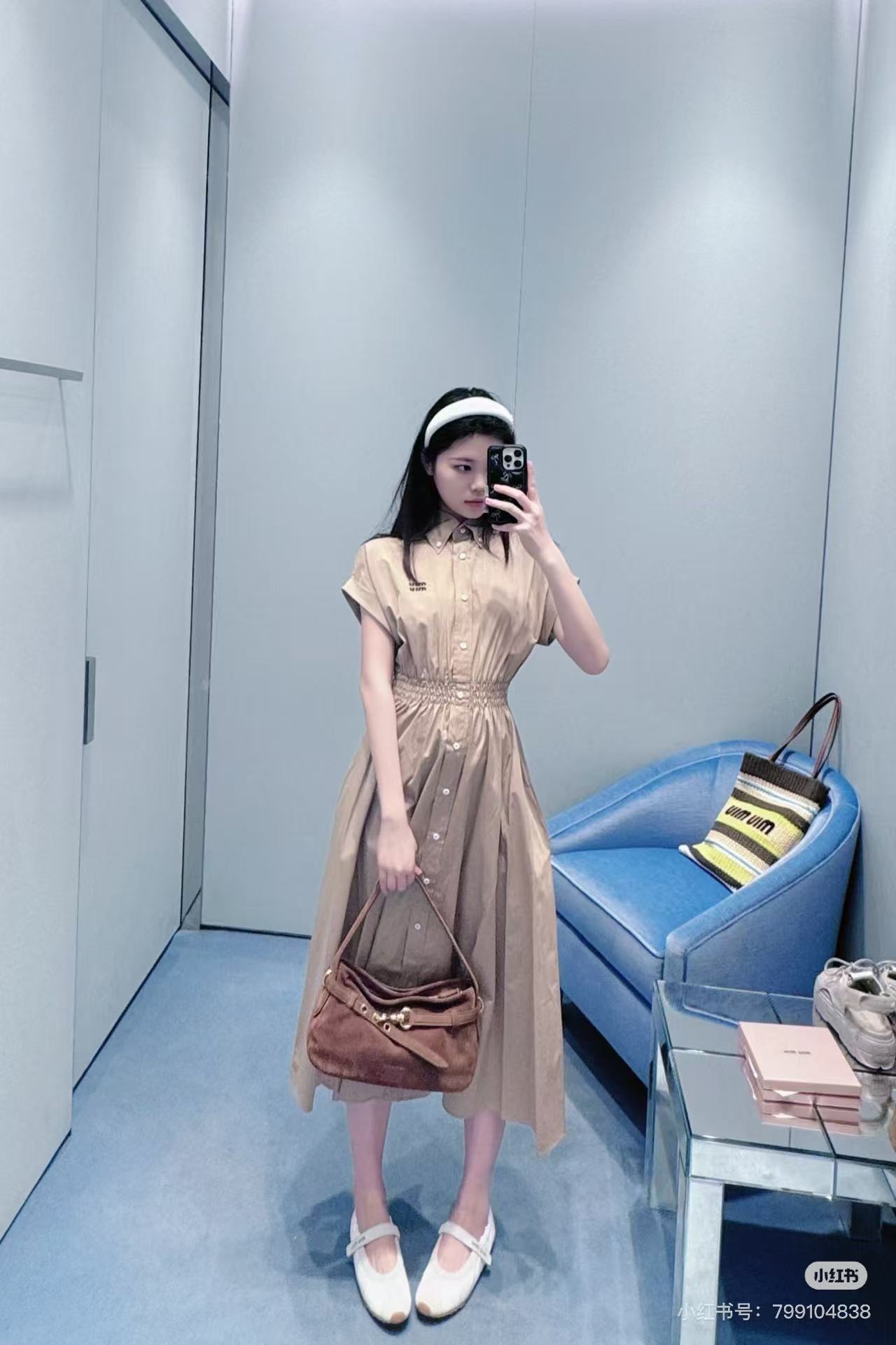 Miu 25ss shirt dress