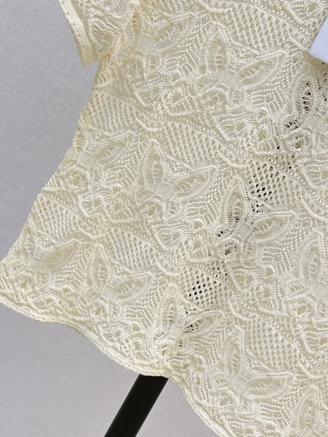 CD 25ss knit hollow shirt