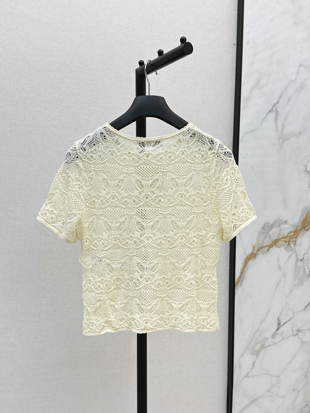 CD 25ss knit hollow shirt