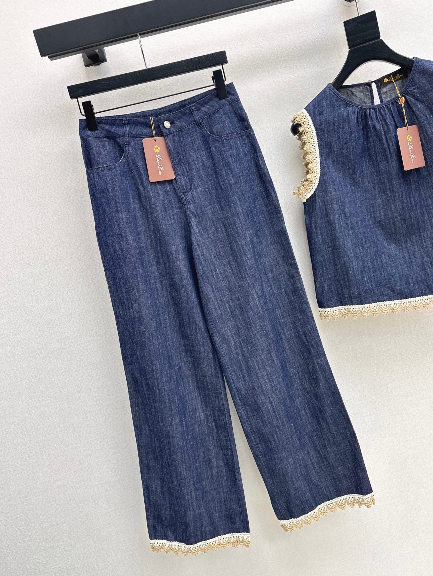Loro 25SS lace jeans
