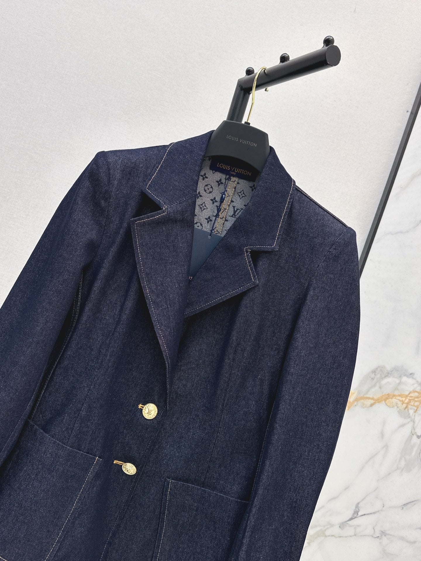Louis 25ss denim blazer