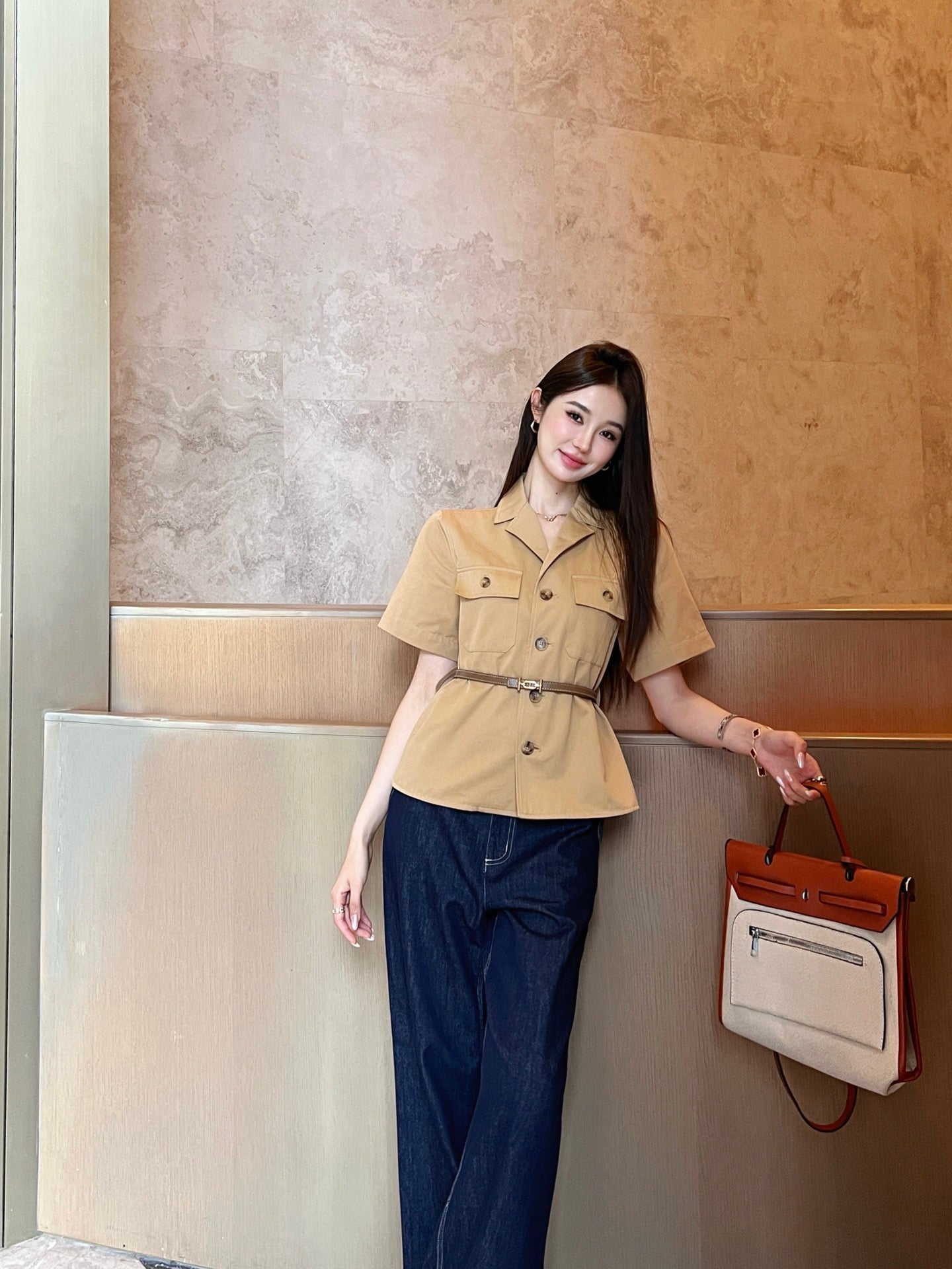 Herm 25ss cargo shirt