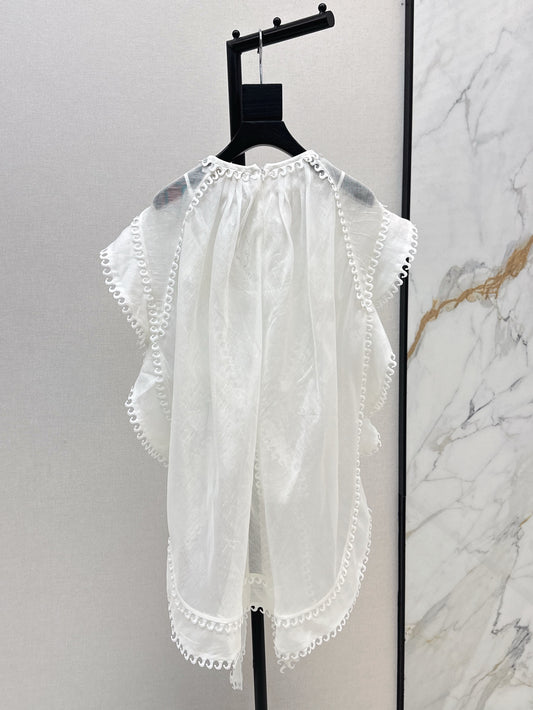 Zimm 25ss embroidered shirt