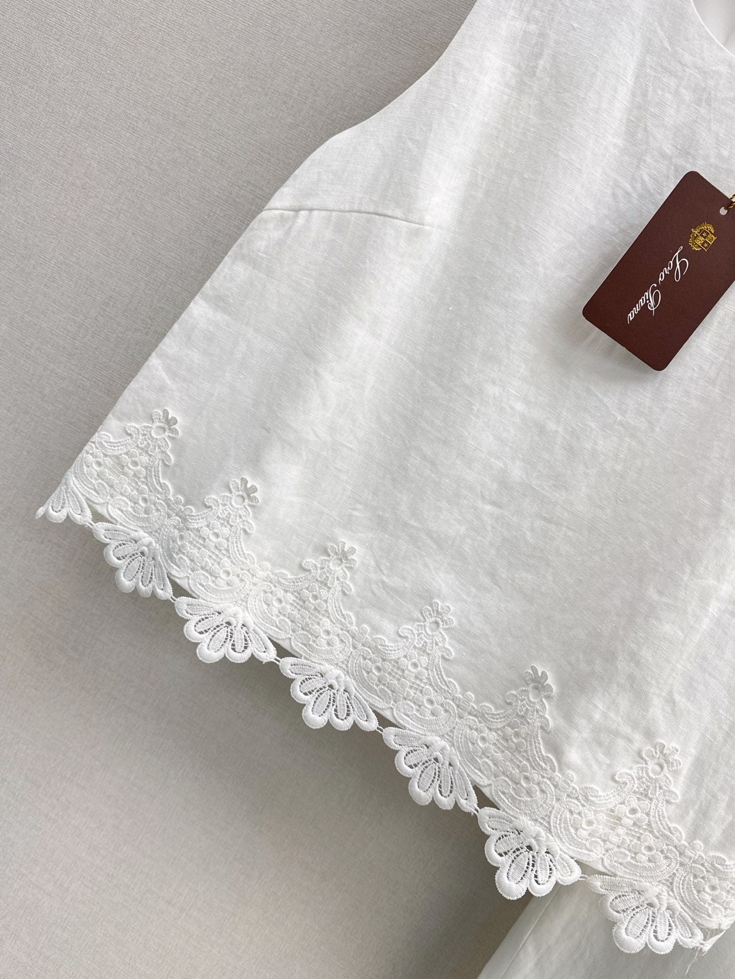 Loro 25ss embroidered lace suit