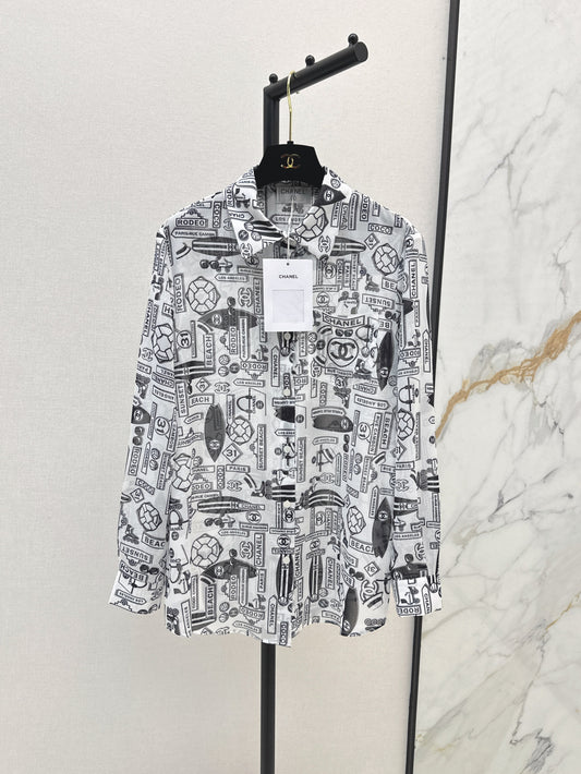 Chan 25ss print shirt