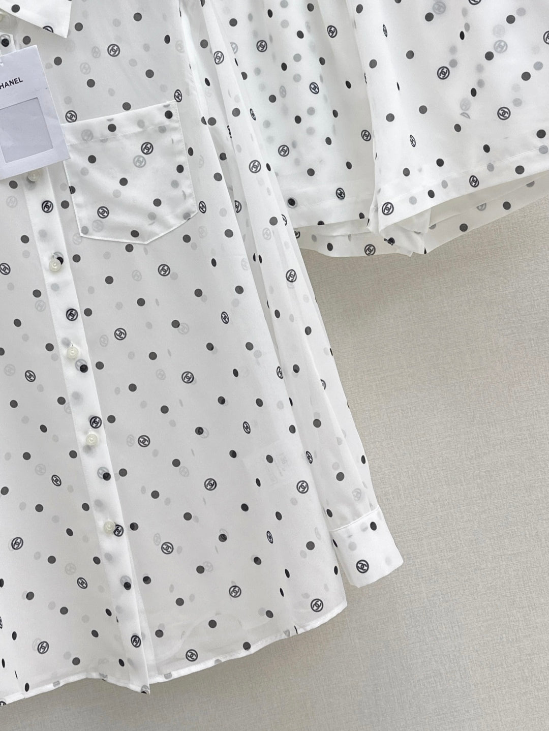 Chan 25ss print shirt suit