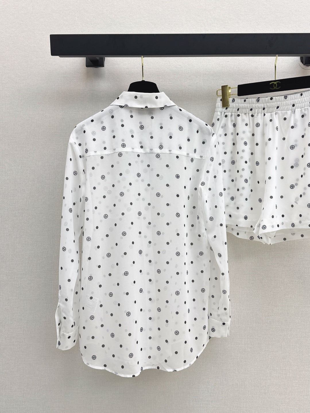 Chan 25ss print shirt suit