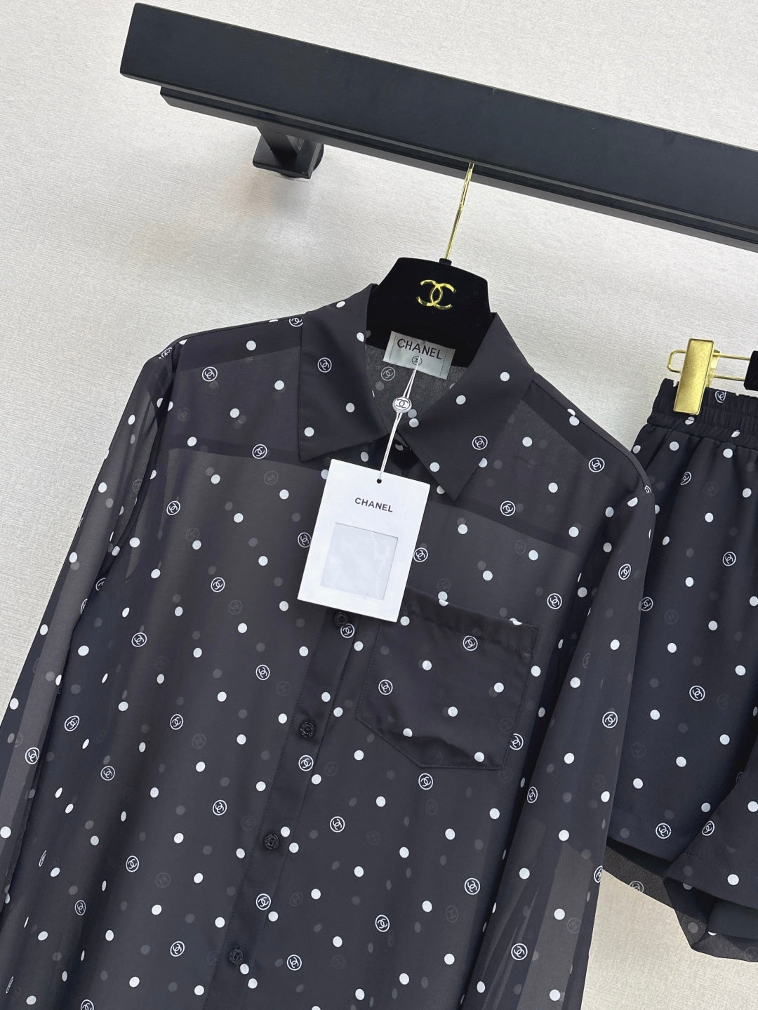 Chan 25ss print shirt suit