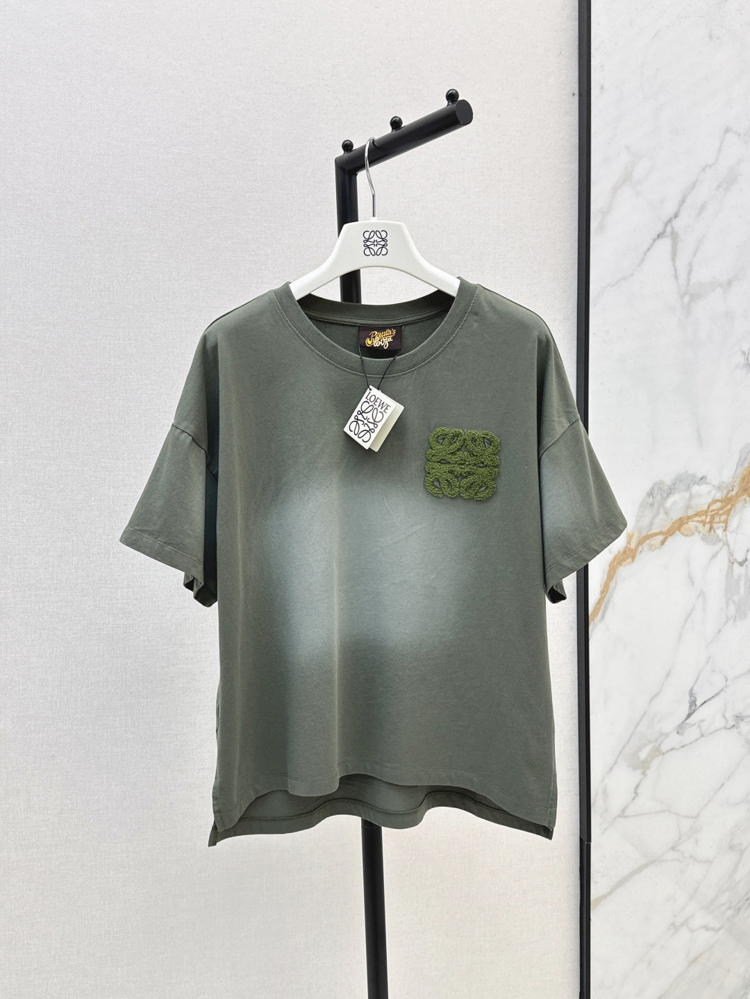 Loe 25ss embroidered t-shirt