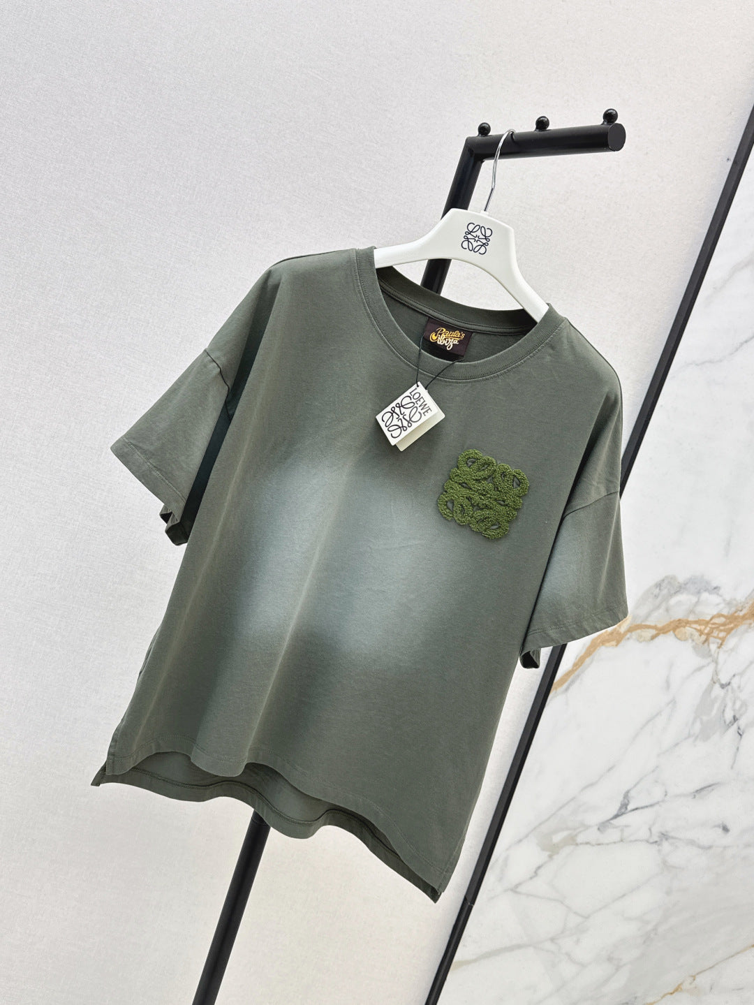 Loe 25ss embroidered t-shirt