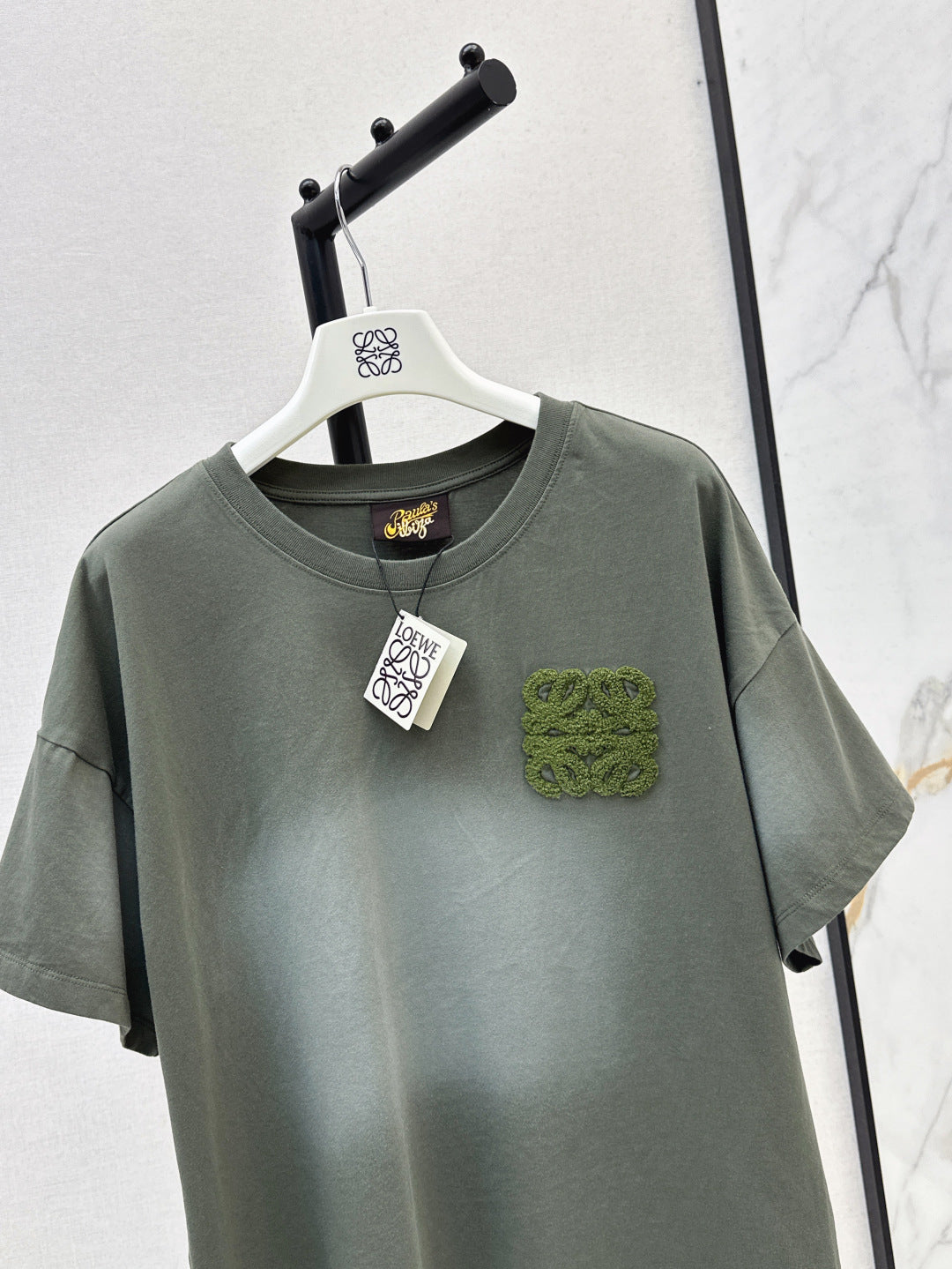 Loe 25ss embroidered t-shirt