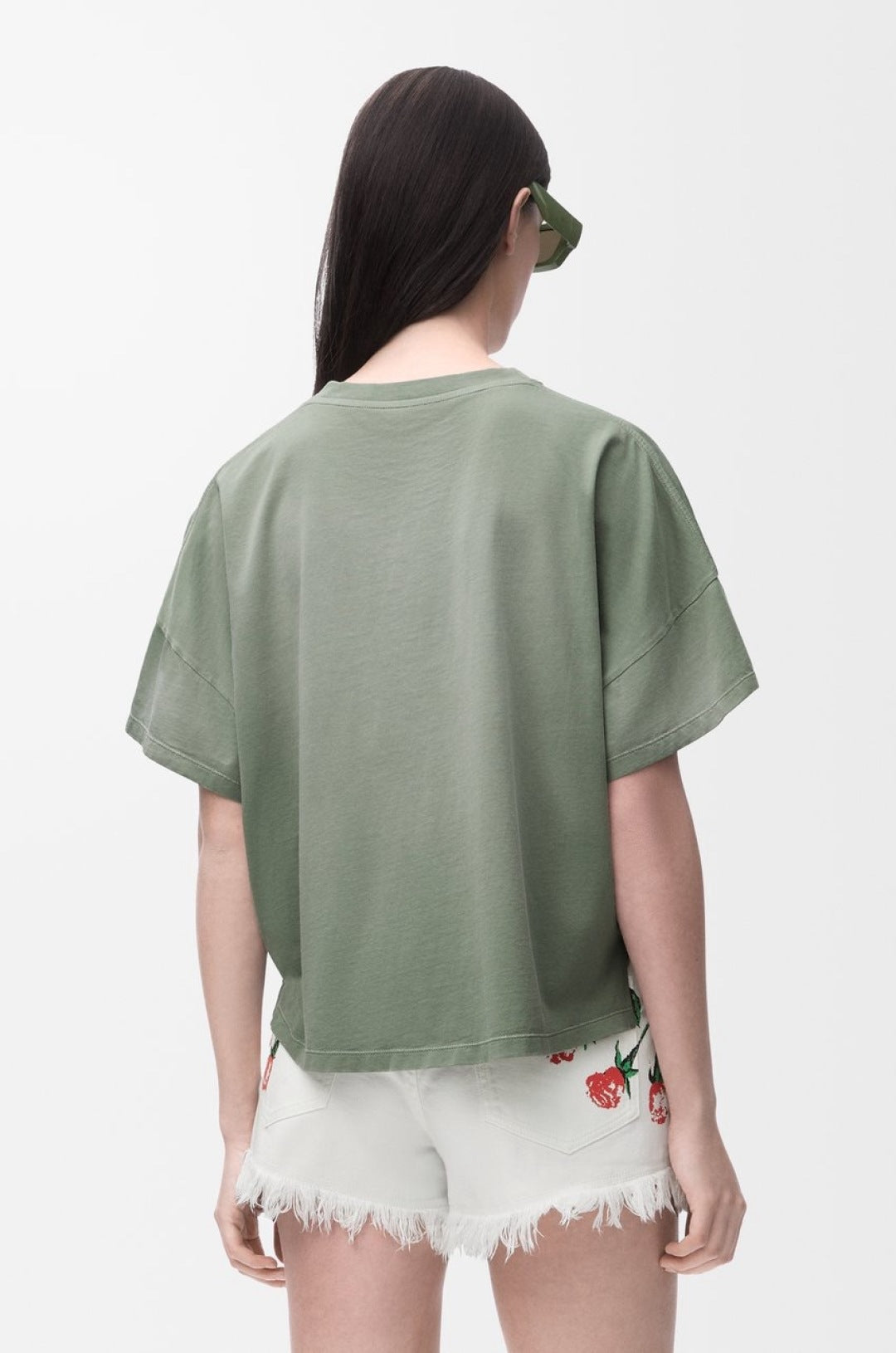 Loe 25ss embroidered t-shirt