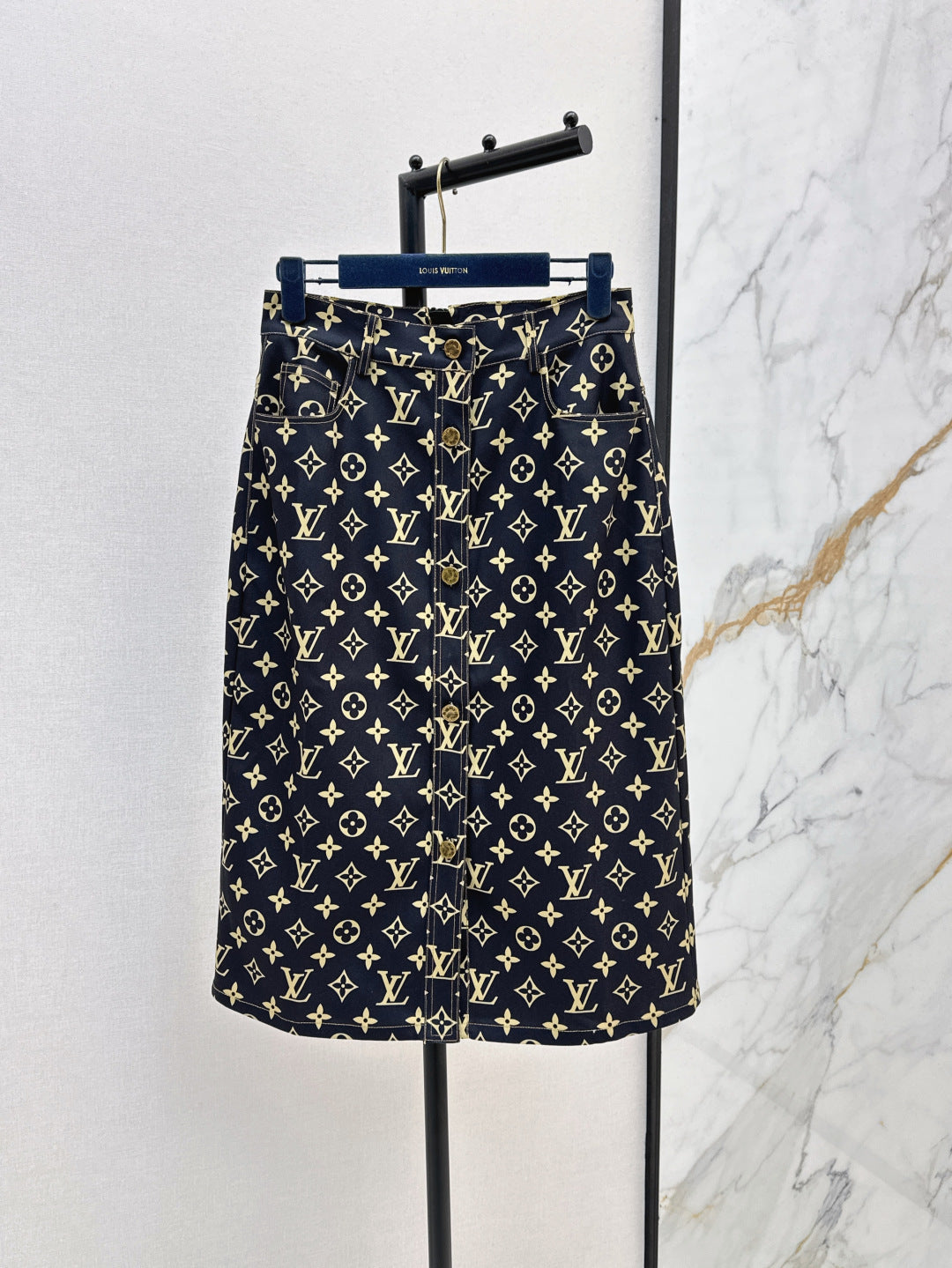 Louis 25ss monogram skirt