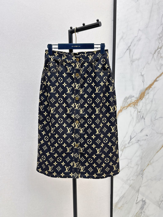 Louis 25ss monogram skirt