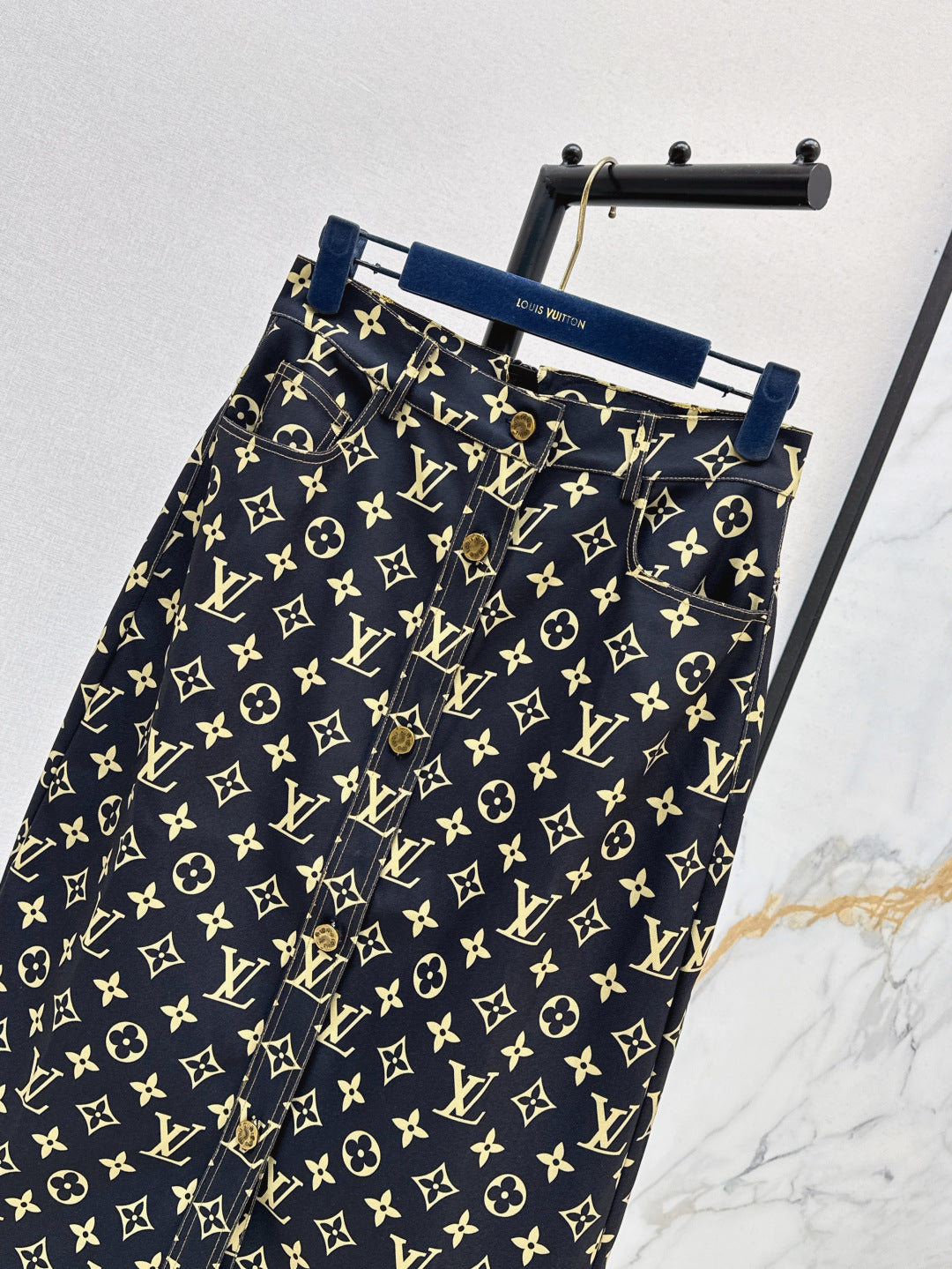 Louis 25ss monogram skirt