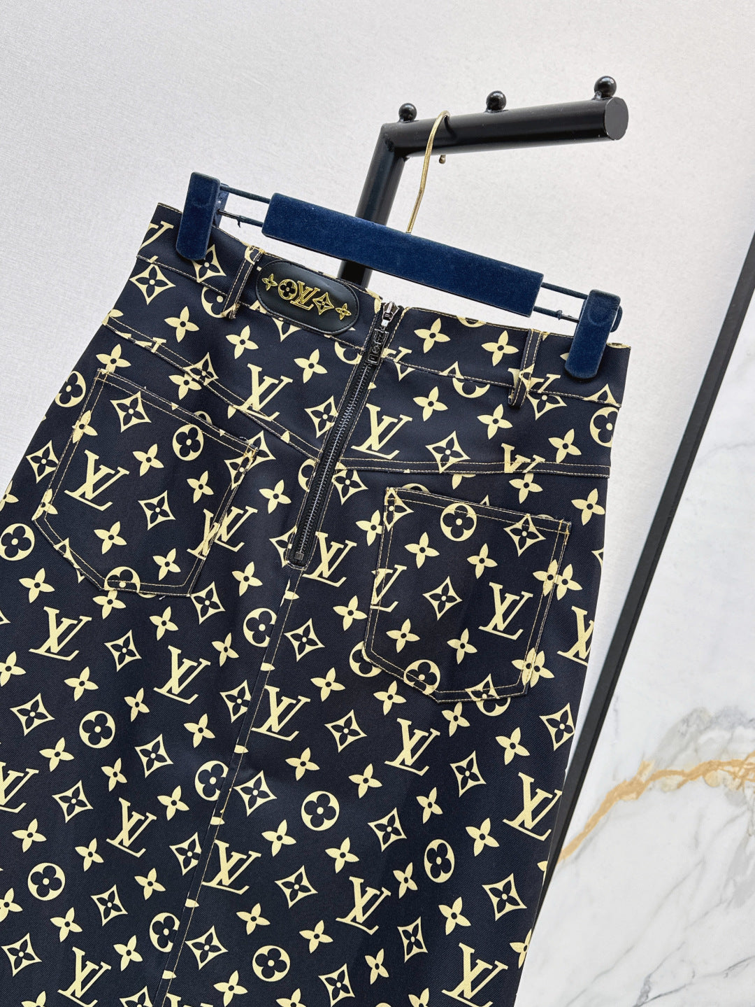Louis 25ss monogram skirt