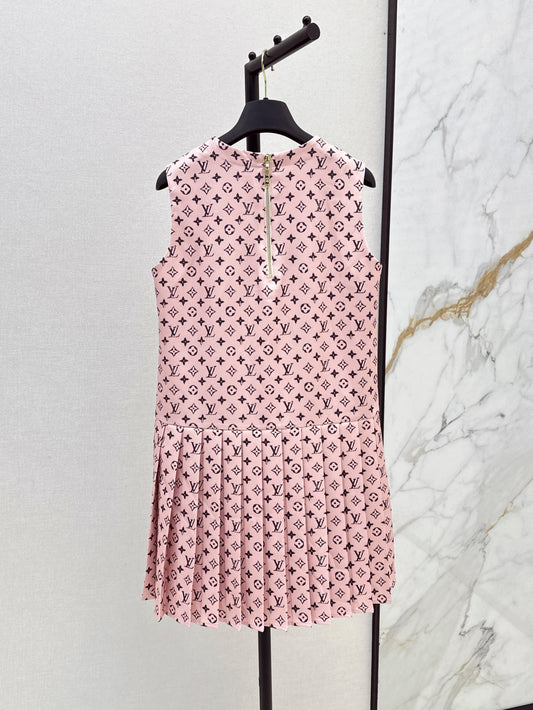 Louis 25ss monogram dress