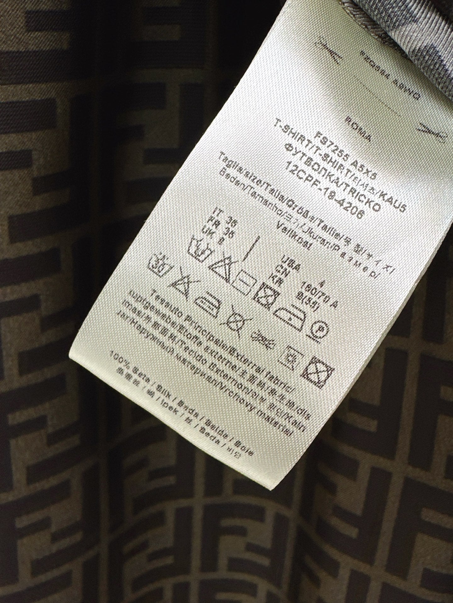 Fen 25ss silk pants