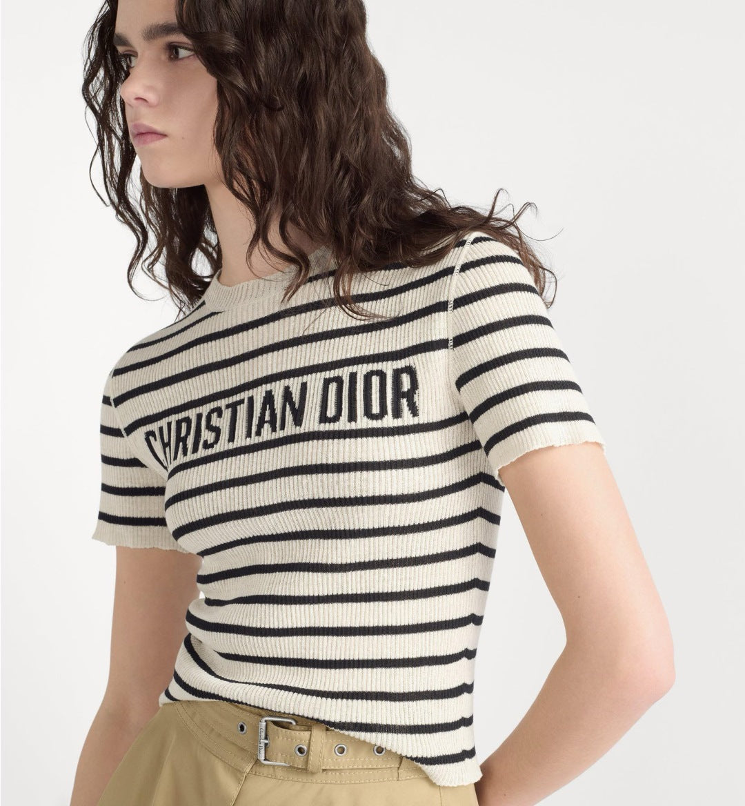 CD 25SS miss knit t-shirt
