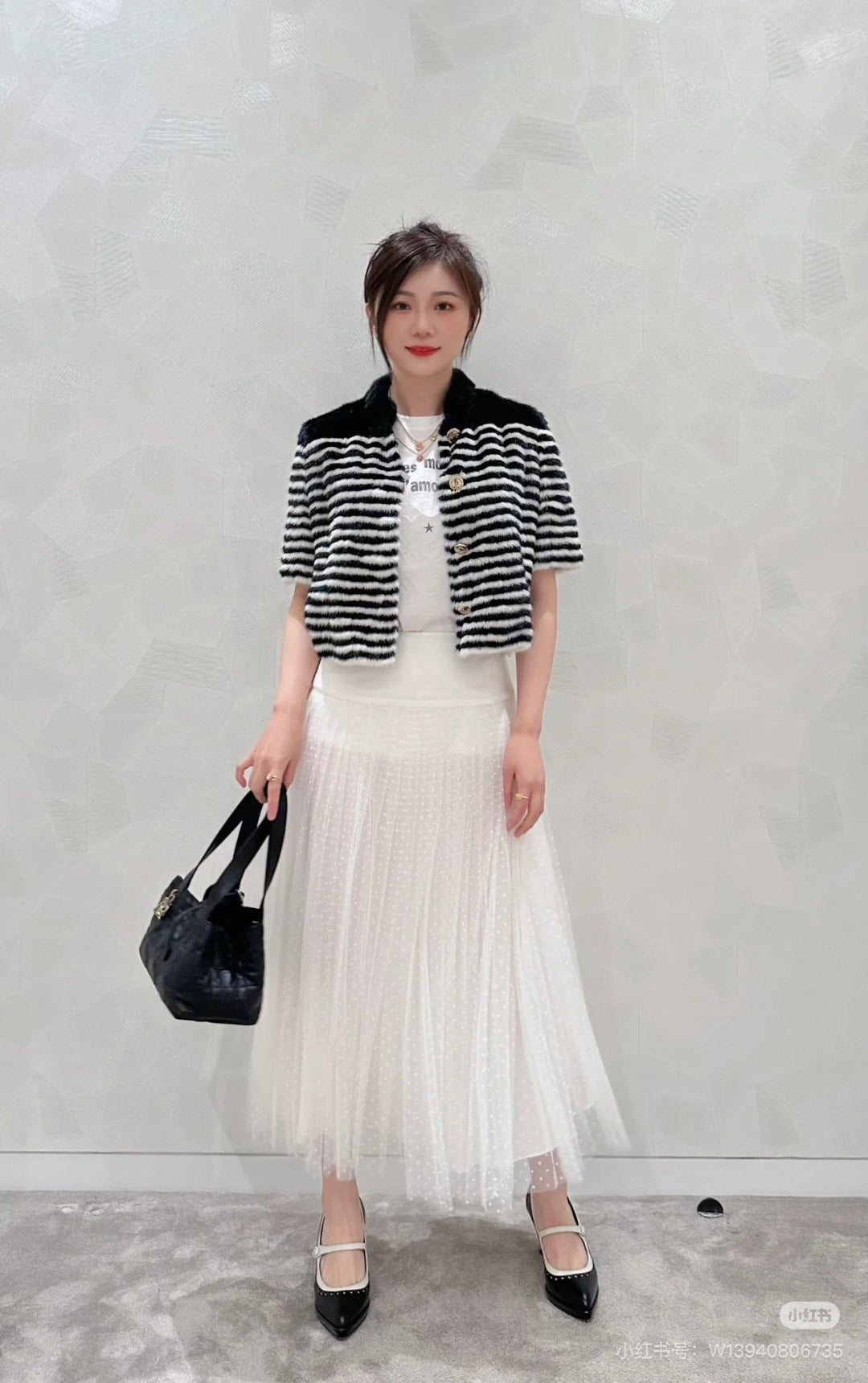 CD 25ss pleated skirt
