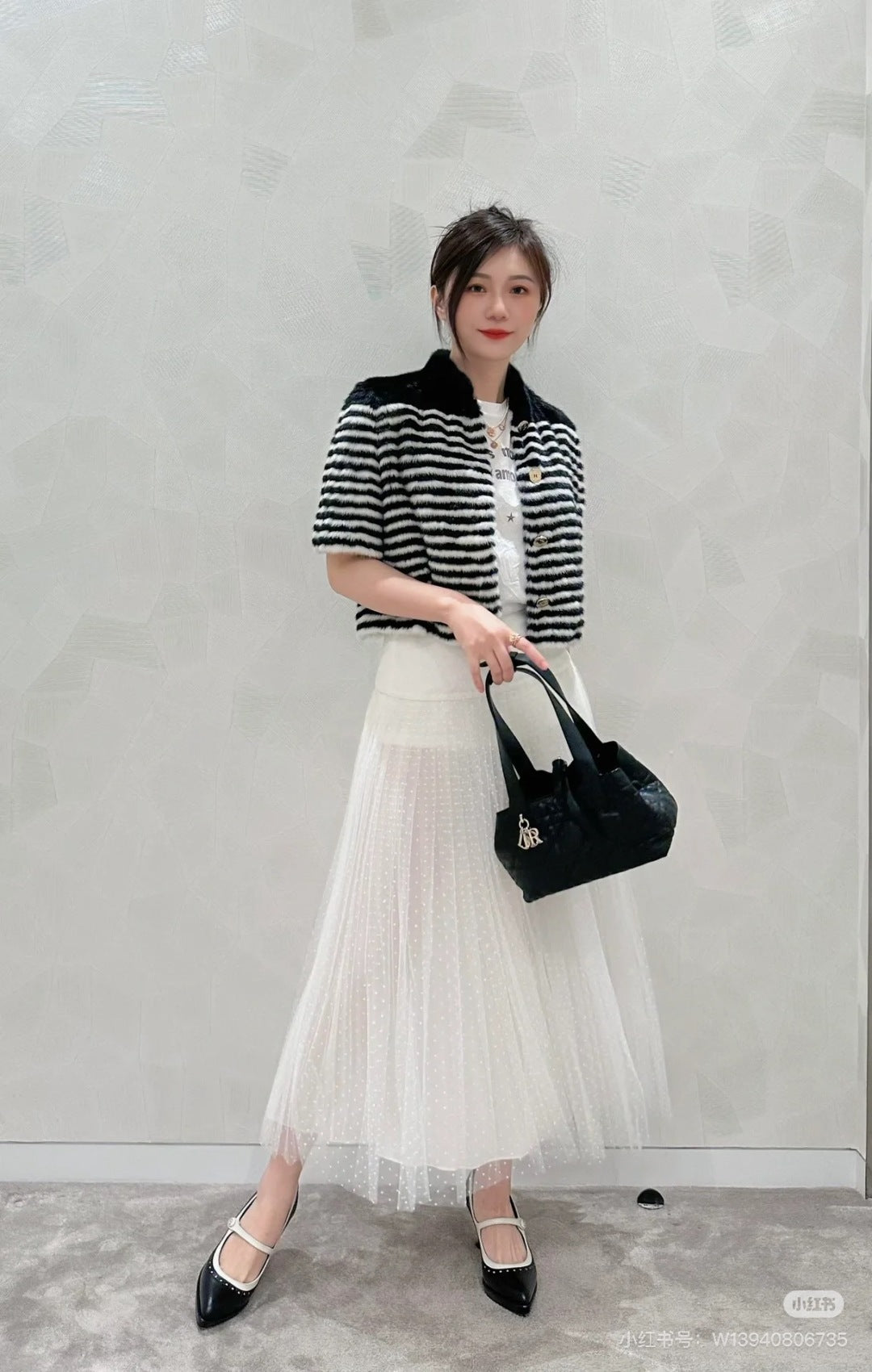 CD 25ss pleated skirt