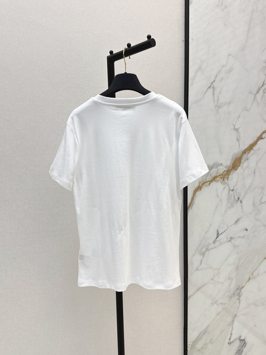 Louis 25ss embroidered t-shirt