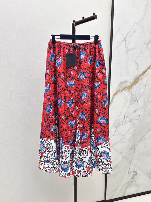 Louis 25ss print skirt