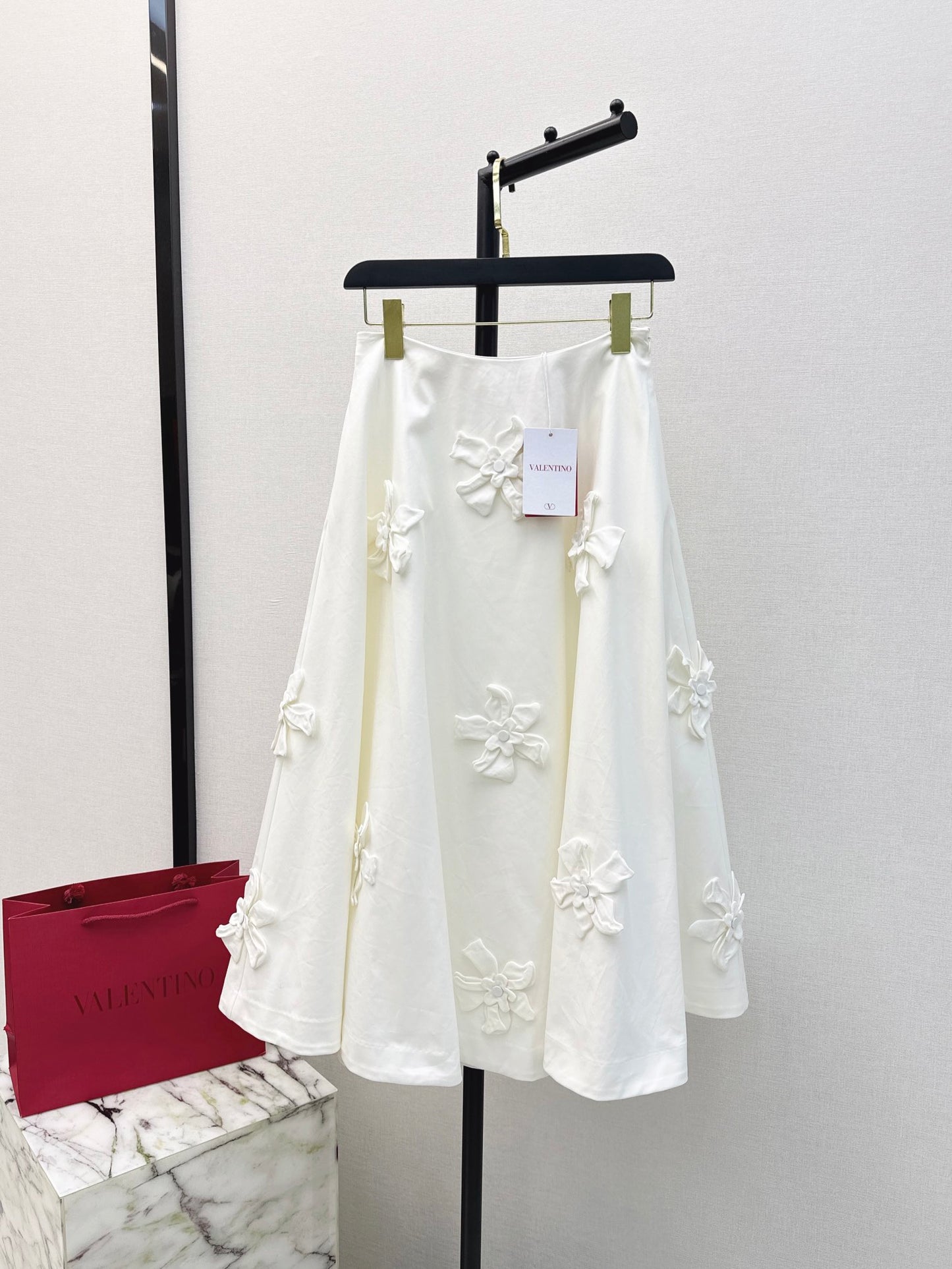 Val 25ss embroidered skirt