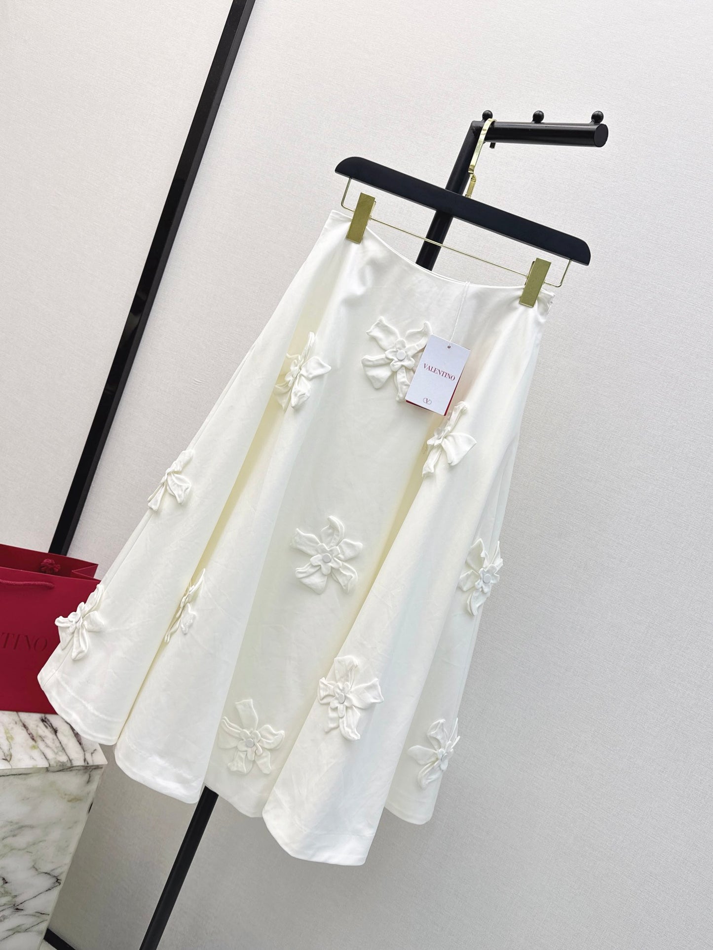 Val 25ss embroidered skirt