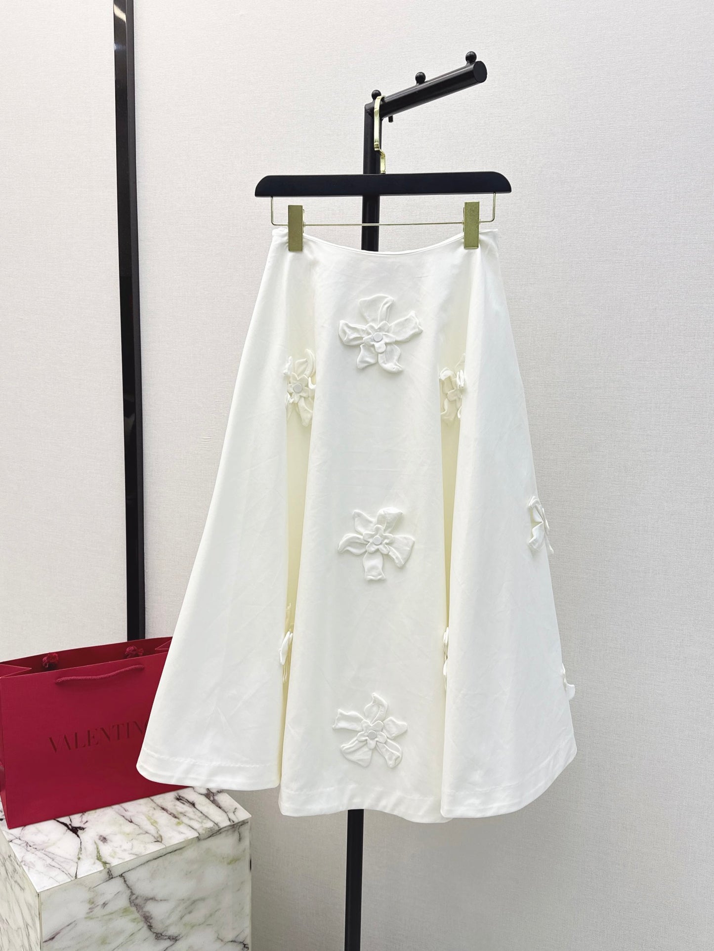 Val 25ss embroidered skirt
