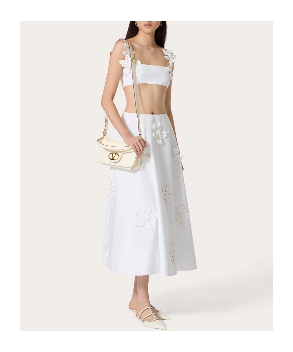 Val 25ss embroidered skirt