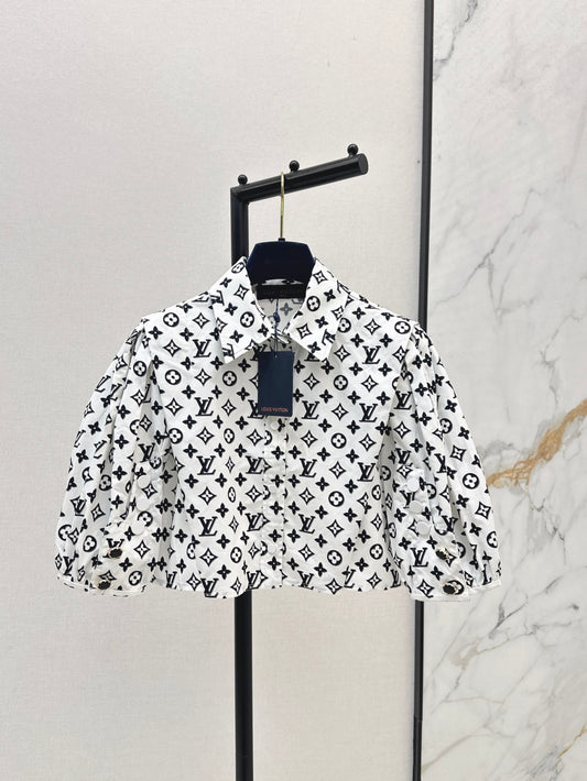 Louis 25ss crop shirt