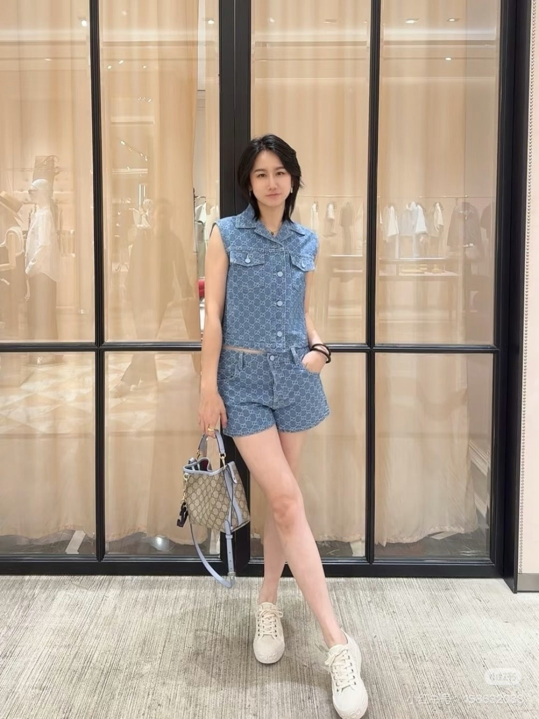 Guc 25ss jacquard vest
