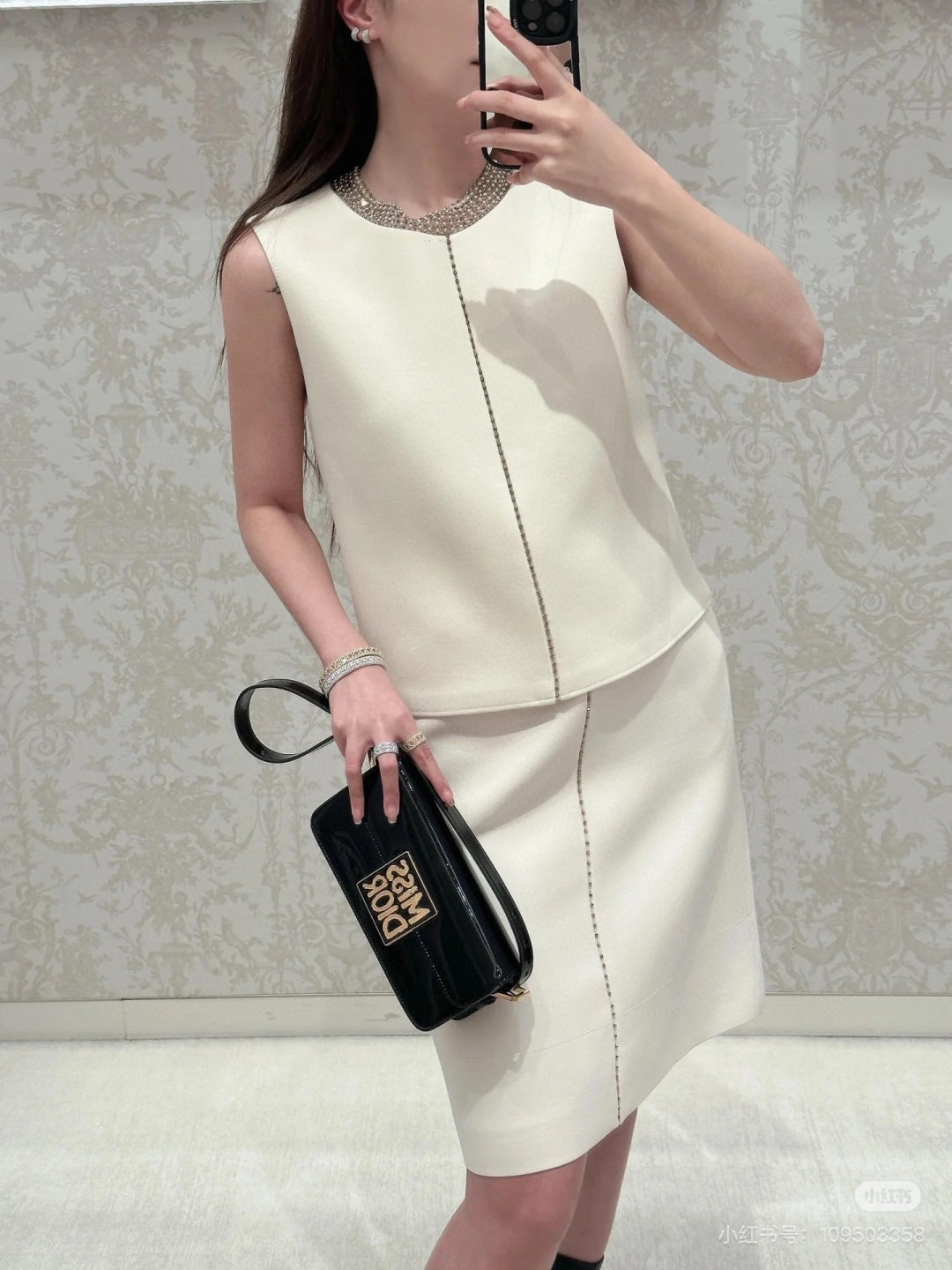 CD 25SS beaded suit