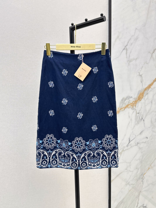 Miu 25ss linen skirt