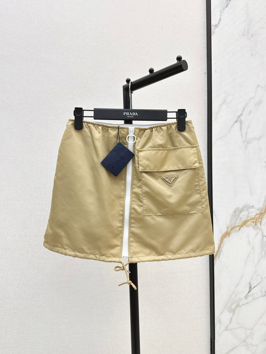 Pra 25ss zipper skirt