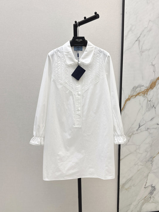 Pra 25ss lace shirt dress
