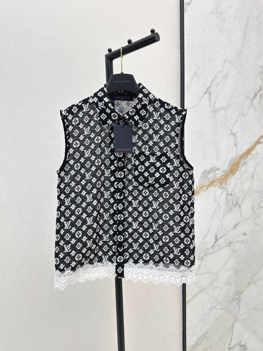 Louis 25ss lace vest