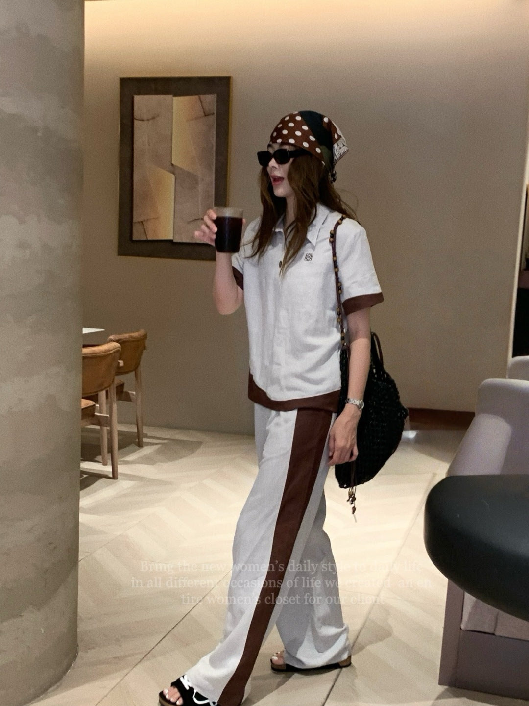 Loe 25ss linen suit