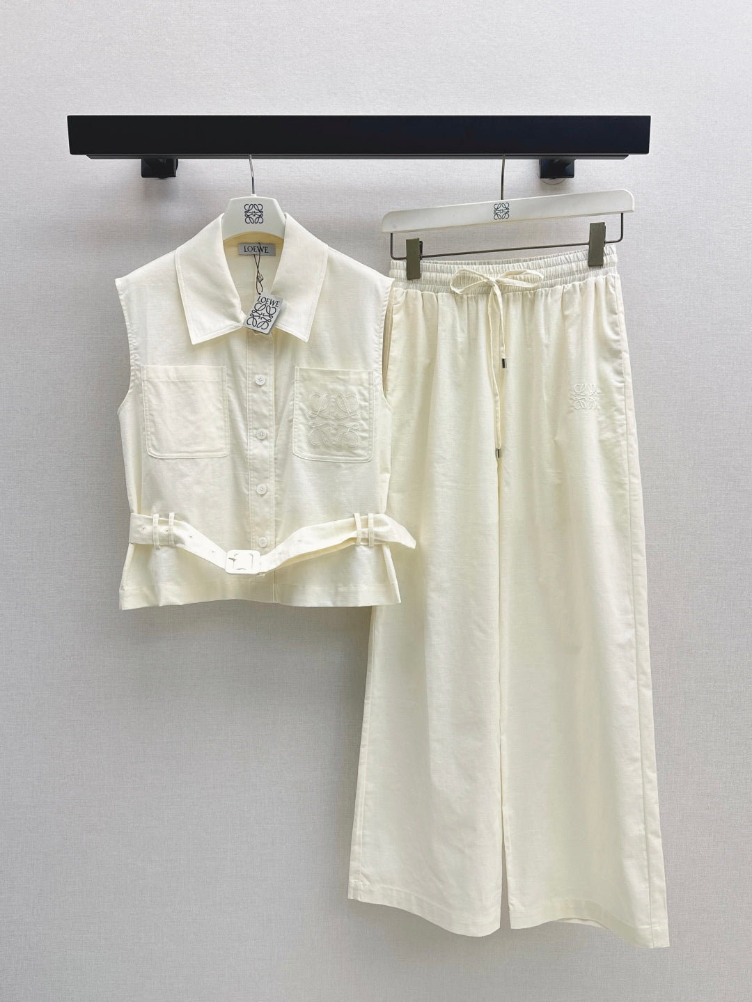 Loe 25ss vest pants set