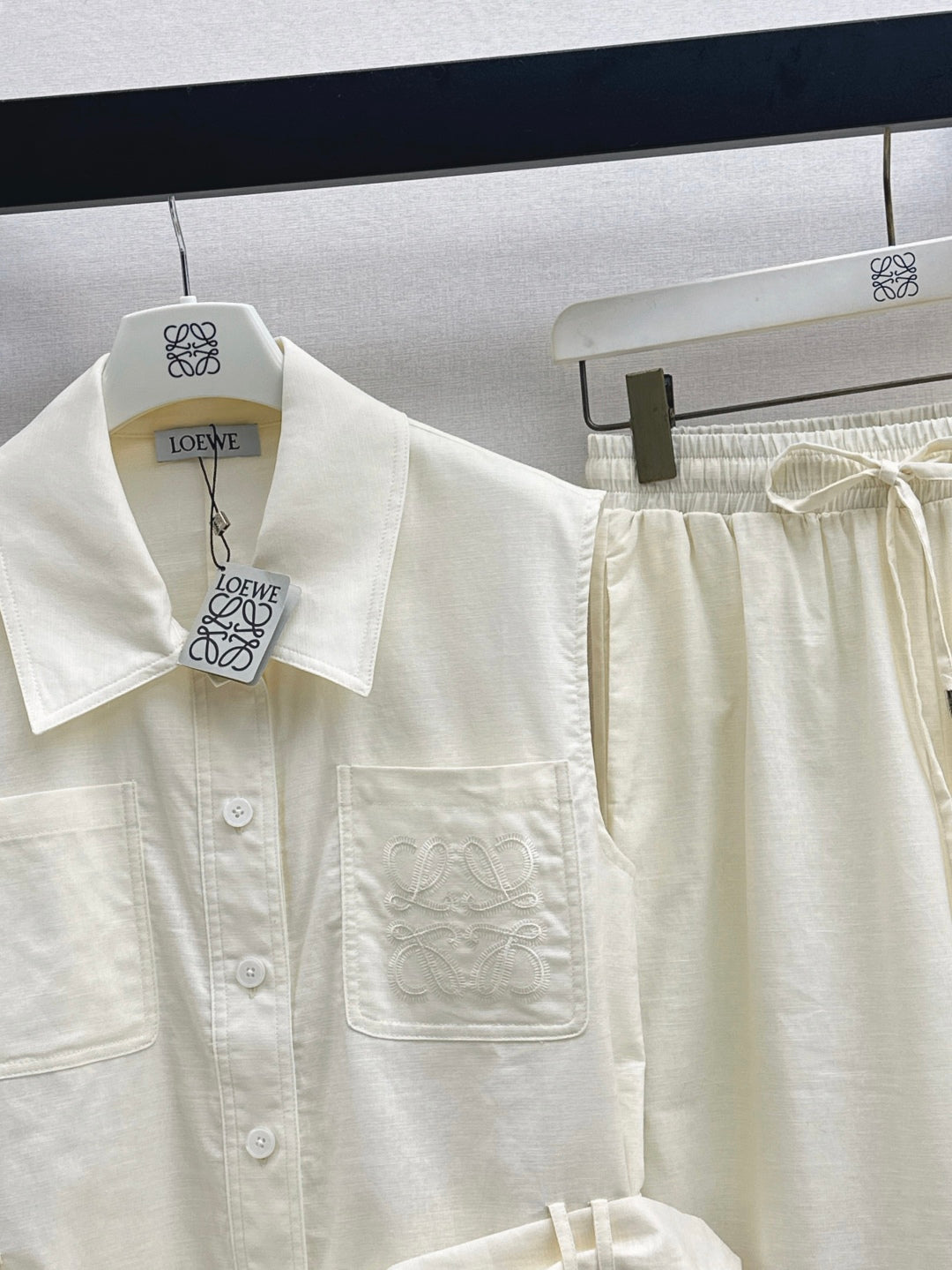 Loe 25ss vest pants set