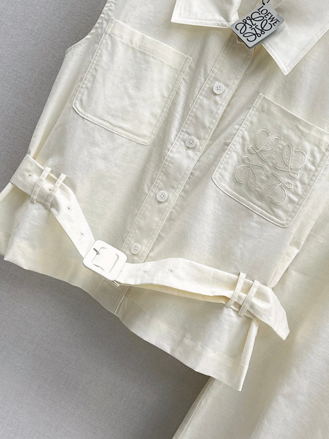 Loe 25ss vest pants set