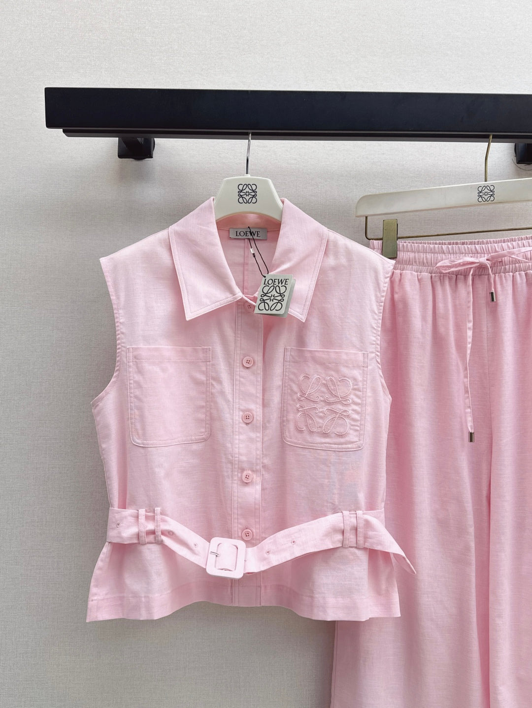 Loe 25ss vest pants set